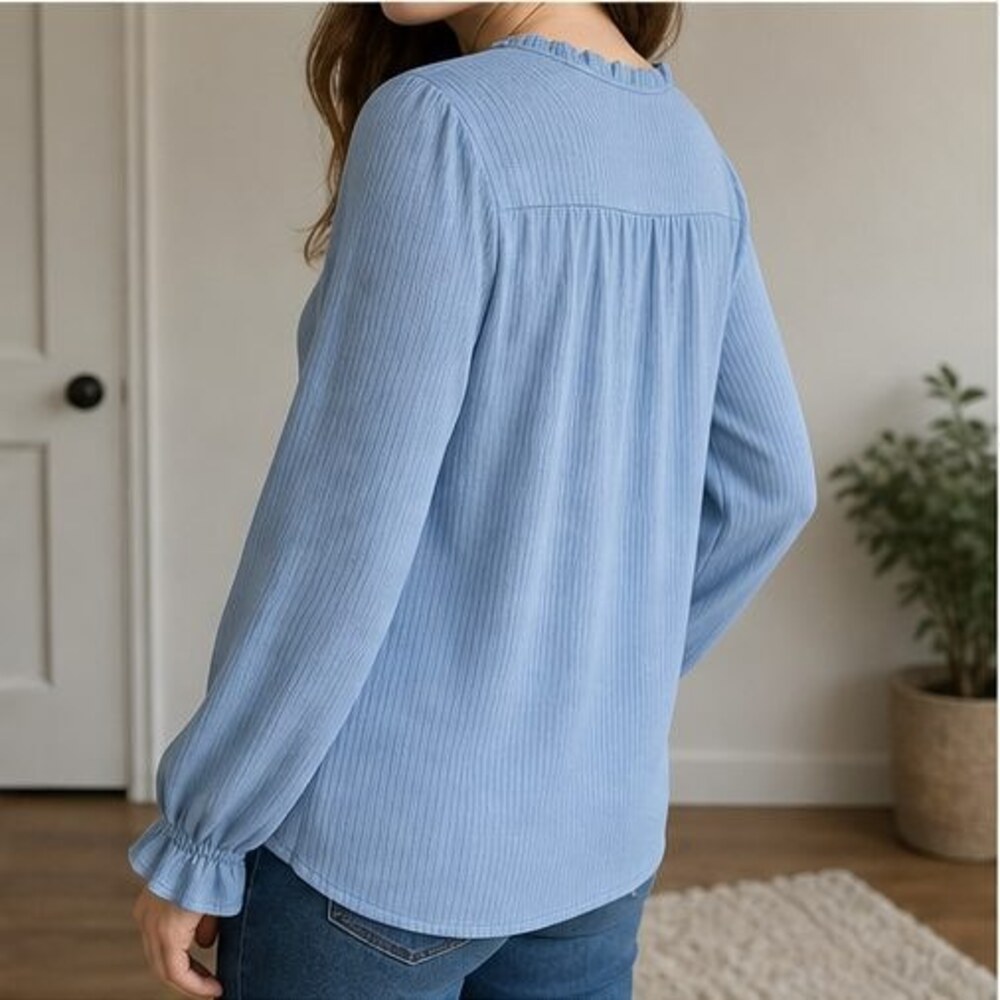 Blue Cami Blouse - Picture 3 of 6
